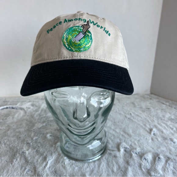 Rick and Morty Peace Among Worlds 2-Tone Cap - BoxLunch Exclusive New - Picture 3 of 14